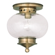Beaumont Lane Ceiling Mount in Antique Brass