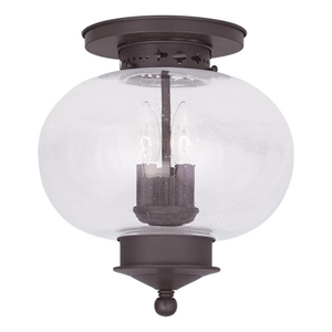 Beaumont Lane 3 Light Ceiling Mount in Bronze
