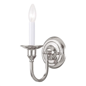 Beaumont Lane Wall Sconce in Polished Nickel