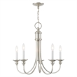 Beaumont Lane 5 Light Chandelier in Brushed Nickel