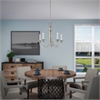 Beaumont Lane 5 Light Chandelier in Brushed Nickel