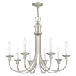 Beaumont Lane 8 Light Chandelier in Brushed Nickel