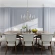 Beaumont Lane 8 Light Chandelier in Brushed Nickel