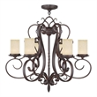 Beaumont Lane 6 Light Chandelier in Imperial Bronze