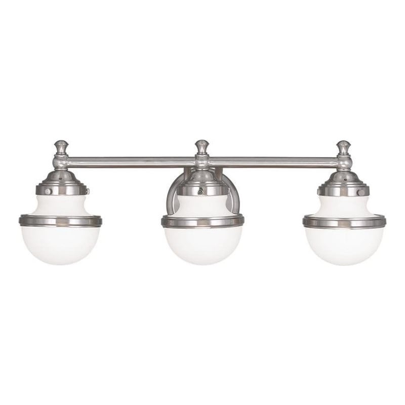 Beaumont Lane 3 Light Bath Light in Brushed Nickel