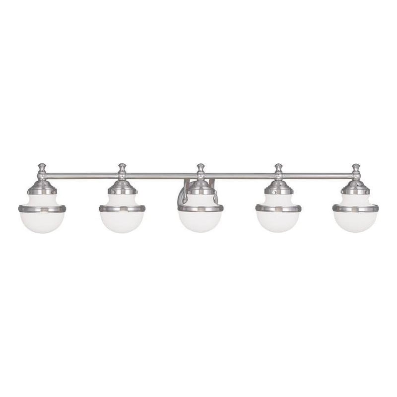 Beaumont Lane 5 Light Bath Light in Brushed Nickel