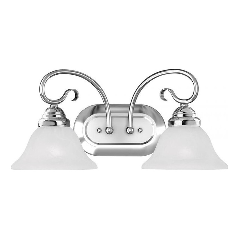 Beaumont Lane 2 Light Bath Light in Chrome