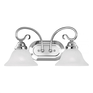 Beaumont Lane 2 Light Bath Light in Chrome