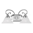 Beaumont Lane 2 Light Bath Light in Chrome