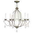 Beaumont Lane 6 Light Chandelier in Antique Brass