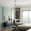 Beaumont Lane 6 Light Chandelier in Antique Gold Leaf