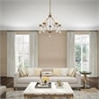 Beaumont Lane 5 Light Chandelier in Antique Gold Leaf