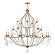 Beaumont Lane 12 Light Chandelier in Antique Gold Leaf