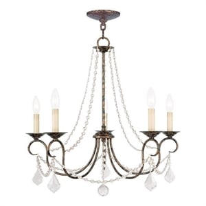 Beaumont Lane 5 Light Chandelier in Venetian Golden Bronze