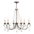 Beaumont Lane 6 Light Chandelier in Venetian Golden Bronze