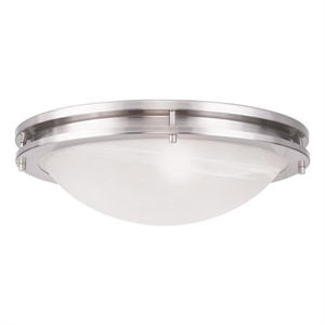 Beaumont Lane 3 Light Ceiling Mount in Brushed Nickel