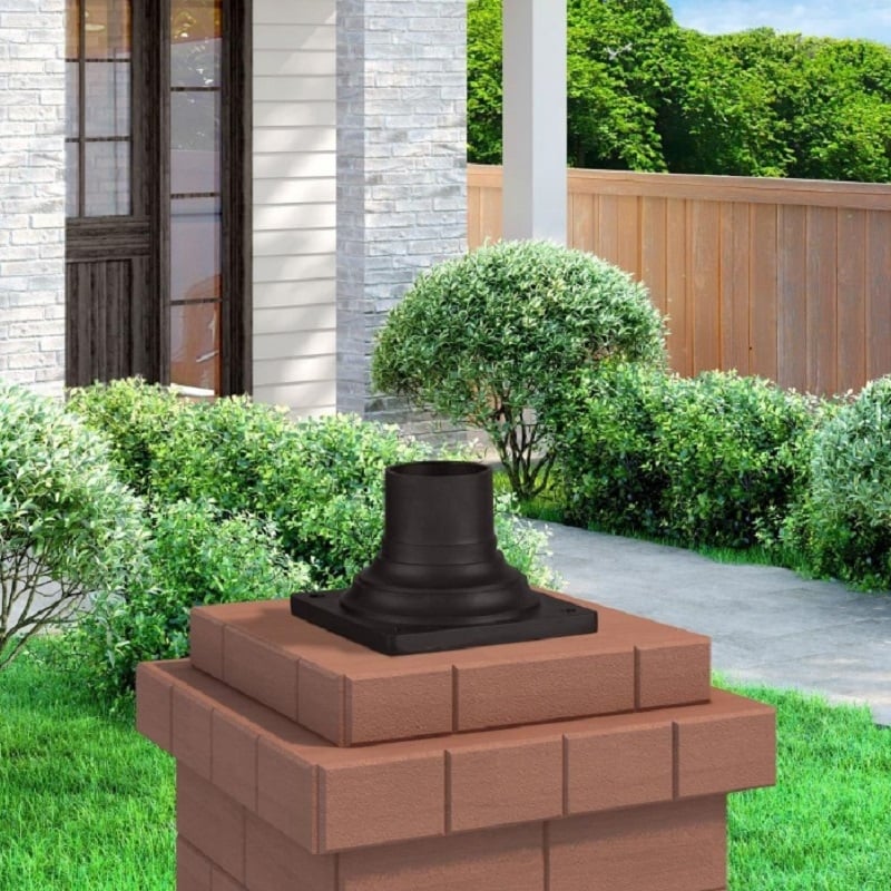 Beaumont Lane Outdoor Pier Mount Adaptors in Bronze
