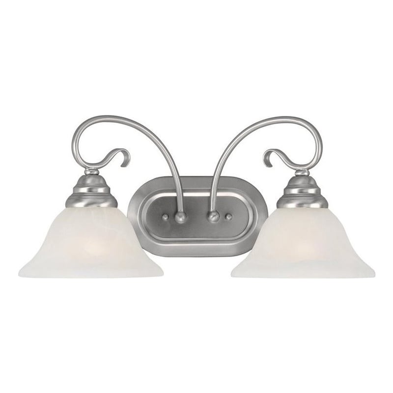 Beaumont Lane 2 Light Bath Light in Brushed Nickel