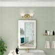 Beaumont Lane 2 Light Bath Light in Polished Brass