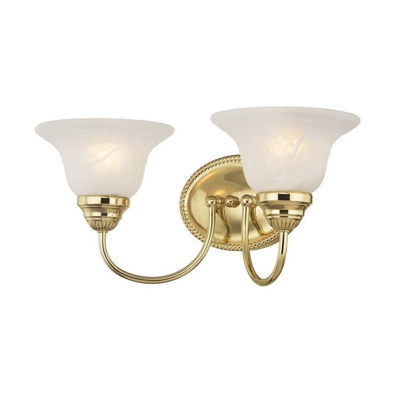 Beaumont Lane 2 Light Bath Light in Polished Brass