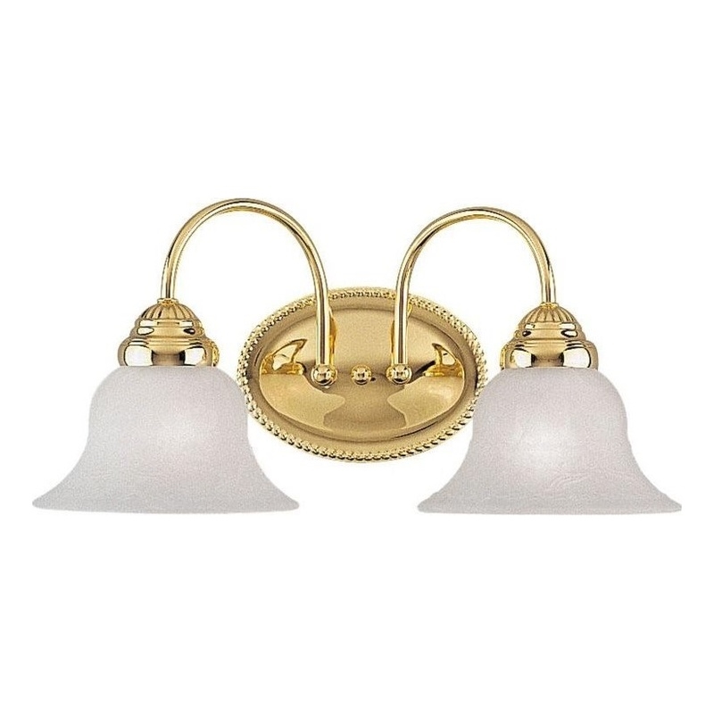 Beaumont Lane 2 Light Bath Light in Polished Brass