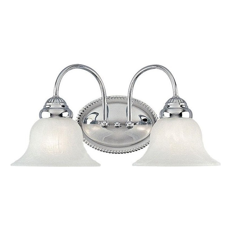 Beaumont Lane 2 Light Bath Light in Chrome