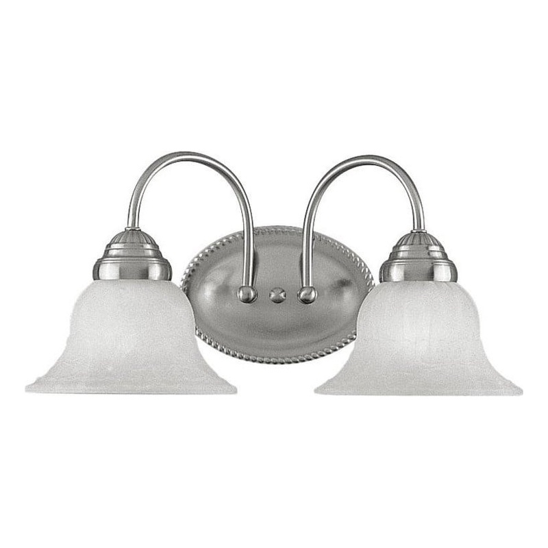 Beaumont Lane 2 Light Bath Light in Brushed Nickel