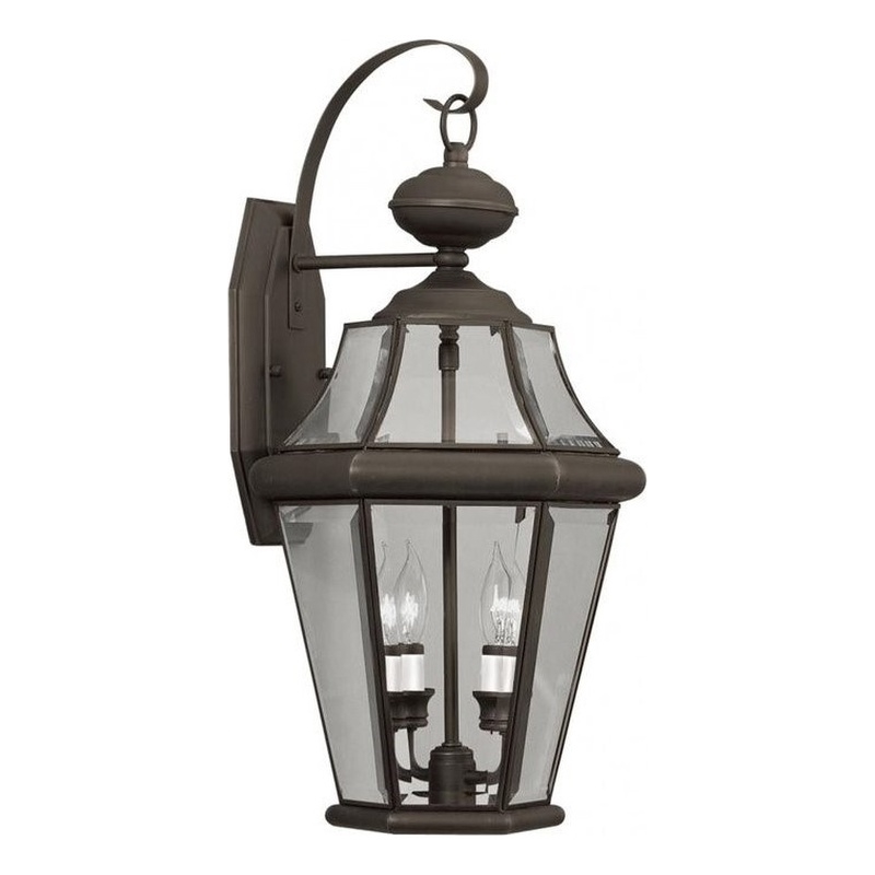 Beaumont Lane 2 Light Outdoor Wall Lantern in Bronze