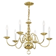Beaumont Lane 6 Light Chandelier in Polished Brass