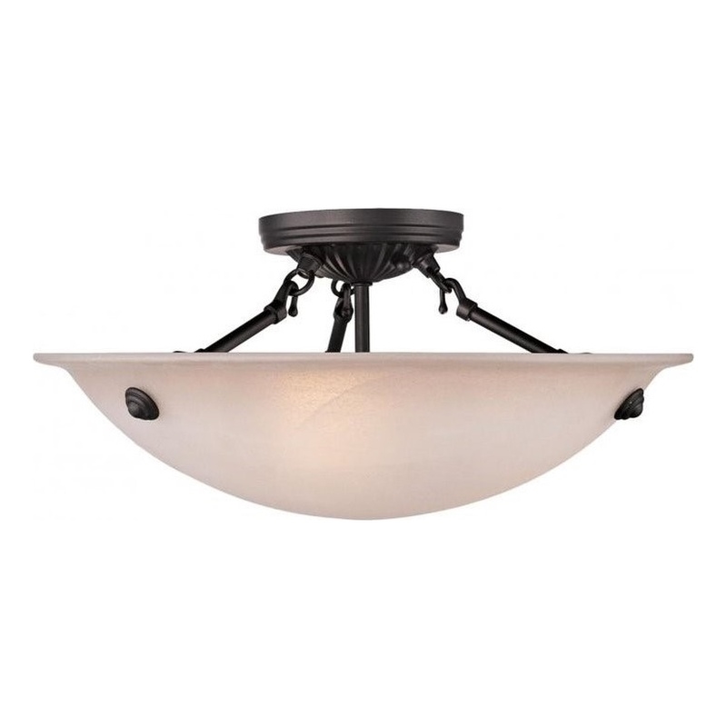 Beaumont Lane 3 Light Ceiling Mount in Bronze