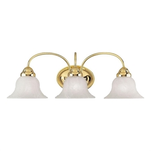 Beaumont Lane 3 Light Bath Light in Polished Brass