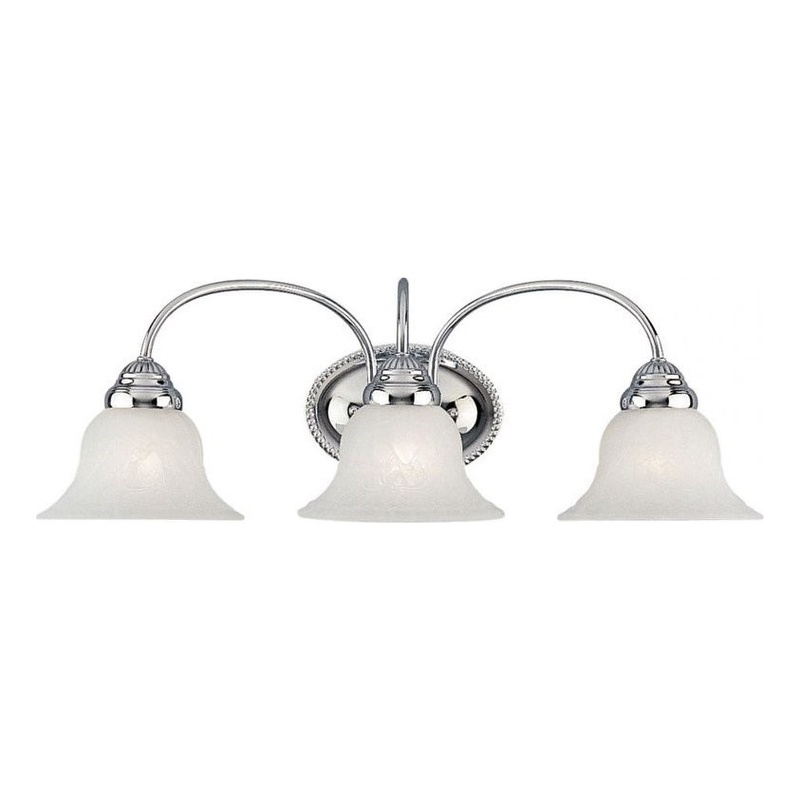 Beaumont Lane 3 Light Bath Light in Chrome