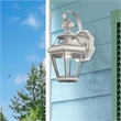 Beaumont Lane Outdoor Wall Lantern in Brushed Nickel