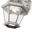 Beaumont Lane Outdoor Wall Lantern in Brushed Nickel