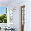 Beaumont Lane Outdoor Wall Lantern in Brushed Nickel