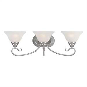 Beaumont Lane 3 Light Bath Light in Brushed Nickel
