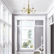 Beaumont Lane 5 Light Chandelier in Polished Brass