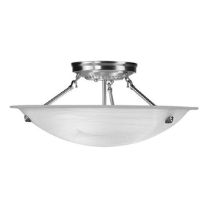 Beaumont Lane 3 Light Ceiling Mount in Brushed Nickel