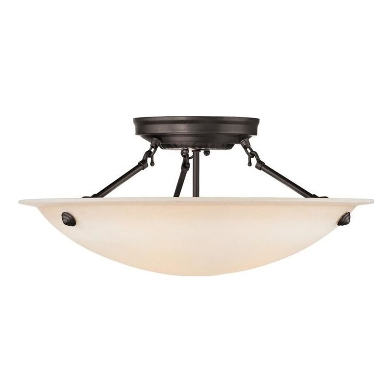 Beaumont Lane 3 Light Ceiling Mount in Bronze