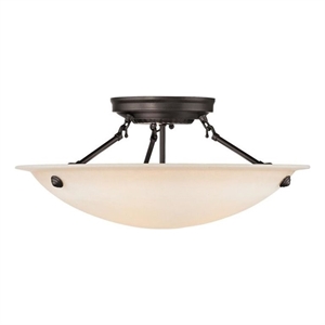 Beaumont Lane 3 Light Ceiling Mount in Bronze