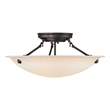 Beaumont Lane 3 Light Ceiling Mount in Bronze