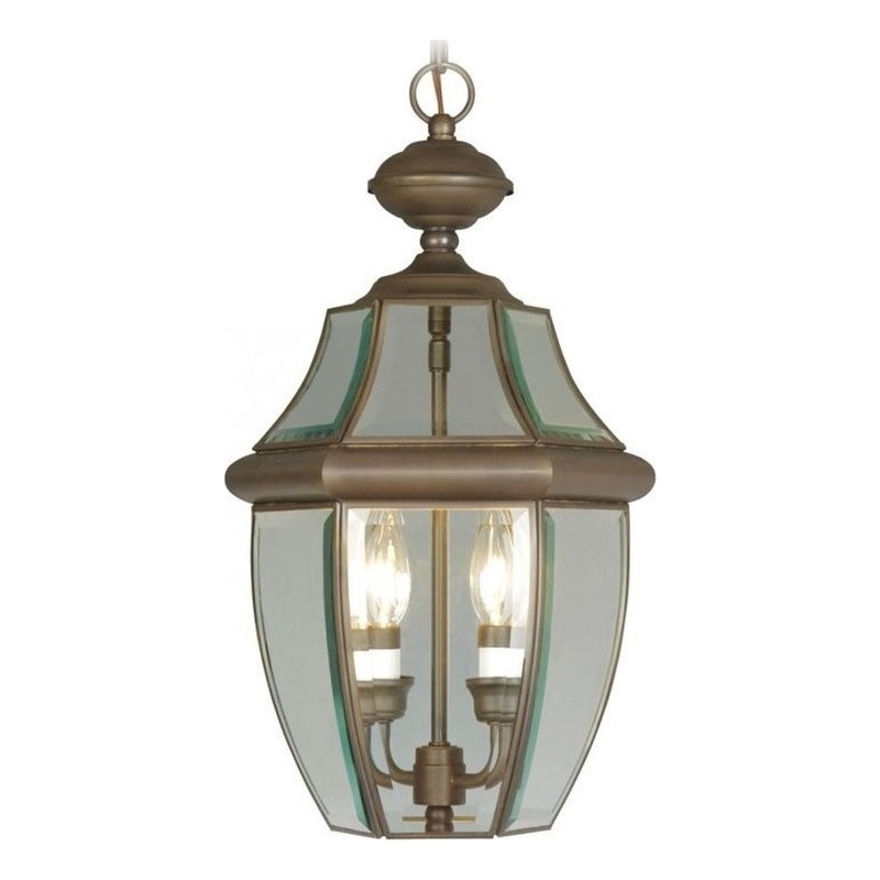 Beaumont Lane 2 Light Outdoor Chain Hang in Imperial Bronze