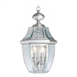 Beaumont Lane 2 Light Outdoor Chain Hang in Brushed Nickel