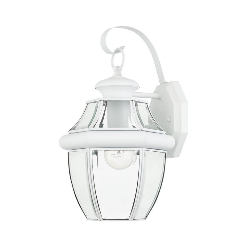 Beaumont Lane Outdoor Wall Lantern in White