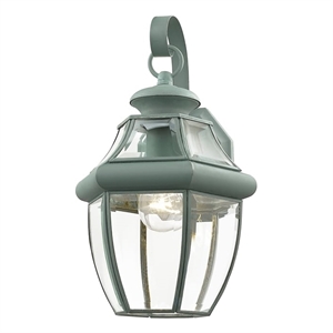 Beaumont Lane Outdoor Wall Lantern in Verdigris
