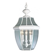Beaumont Lane 3 Light Outdoor Chain Hang in White