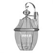 Beaumont Lane 4 Light Outdoor Wall Lantern in Brushed Nickel
