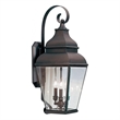 Beaumont Lane 3 Light Outdoor Wall Lantern in Bronze