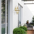 Beaumont Lane 3 Light Outdoor Wall Lantern in Polished Brass