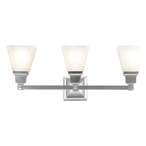 Beaumont Lane 3 Light Bath Light in Brushed Nickel